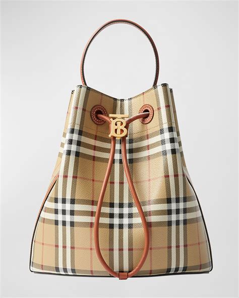 burberry drawstring bucket bag